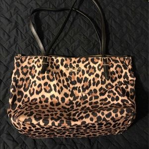 Kate Spade Leopard Nylon Tote